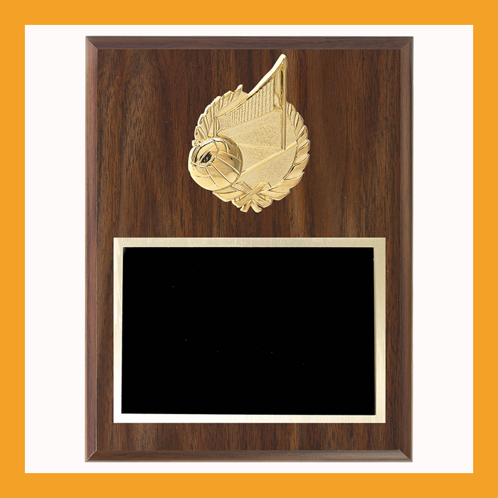 Sporting Subject Theme Mounts For Walnut Finish Plaques