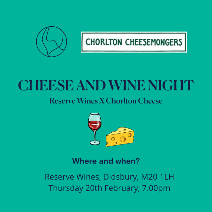 Wine and Cheese at Didsbury 20th February 2025