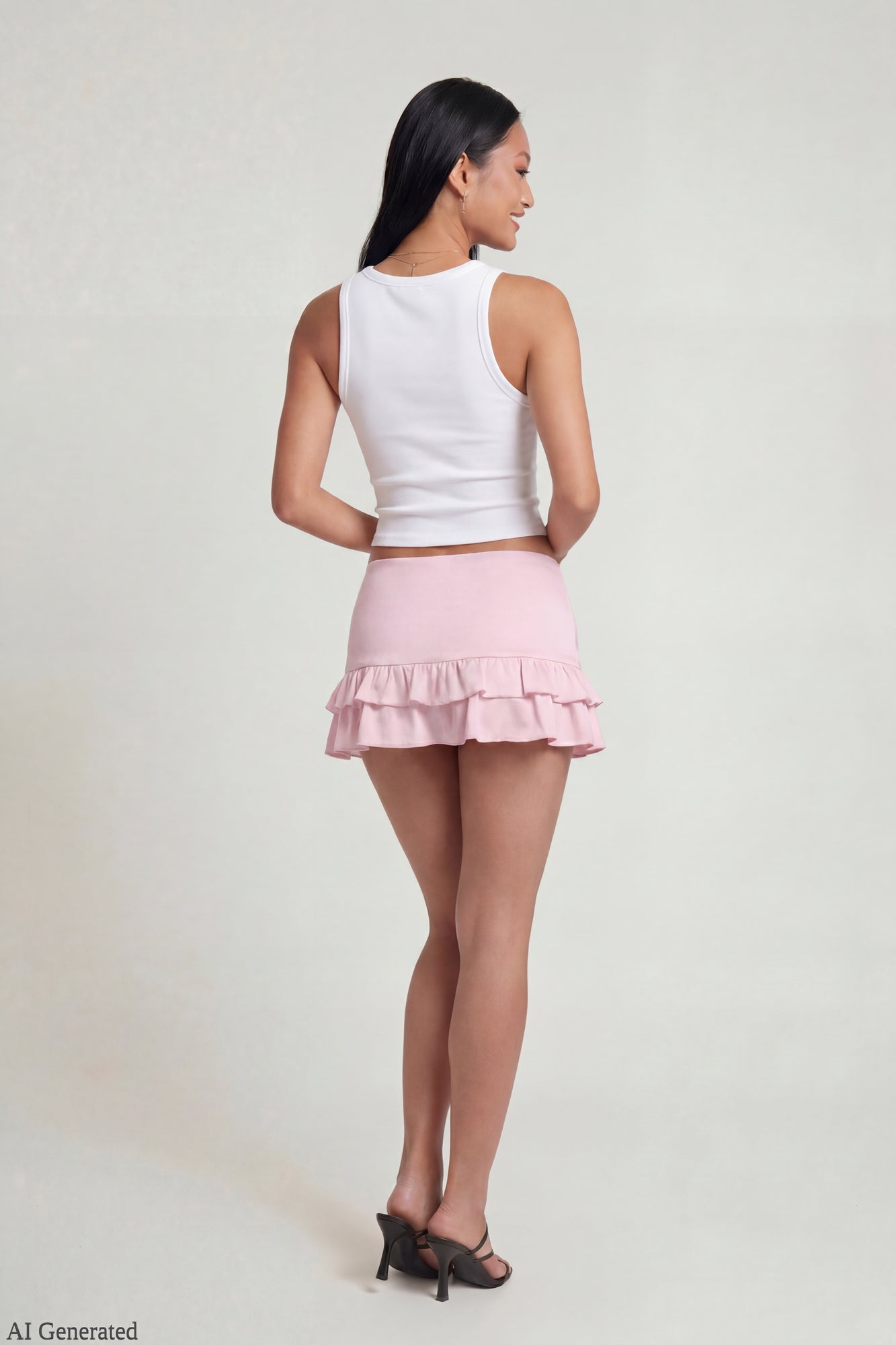 Ruffle Mini Skirt