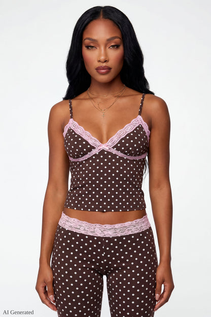 Soft Lace Trim Cami