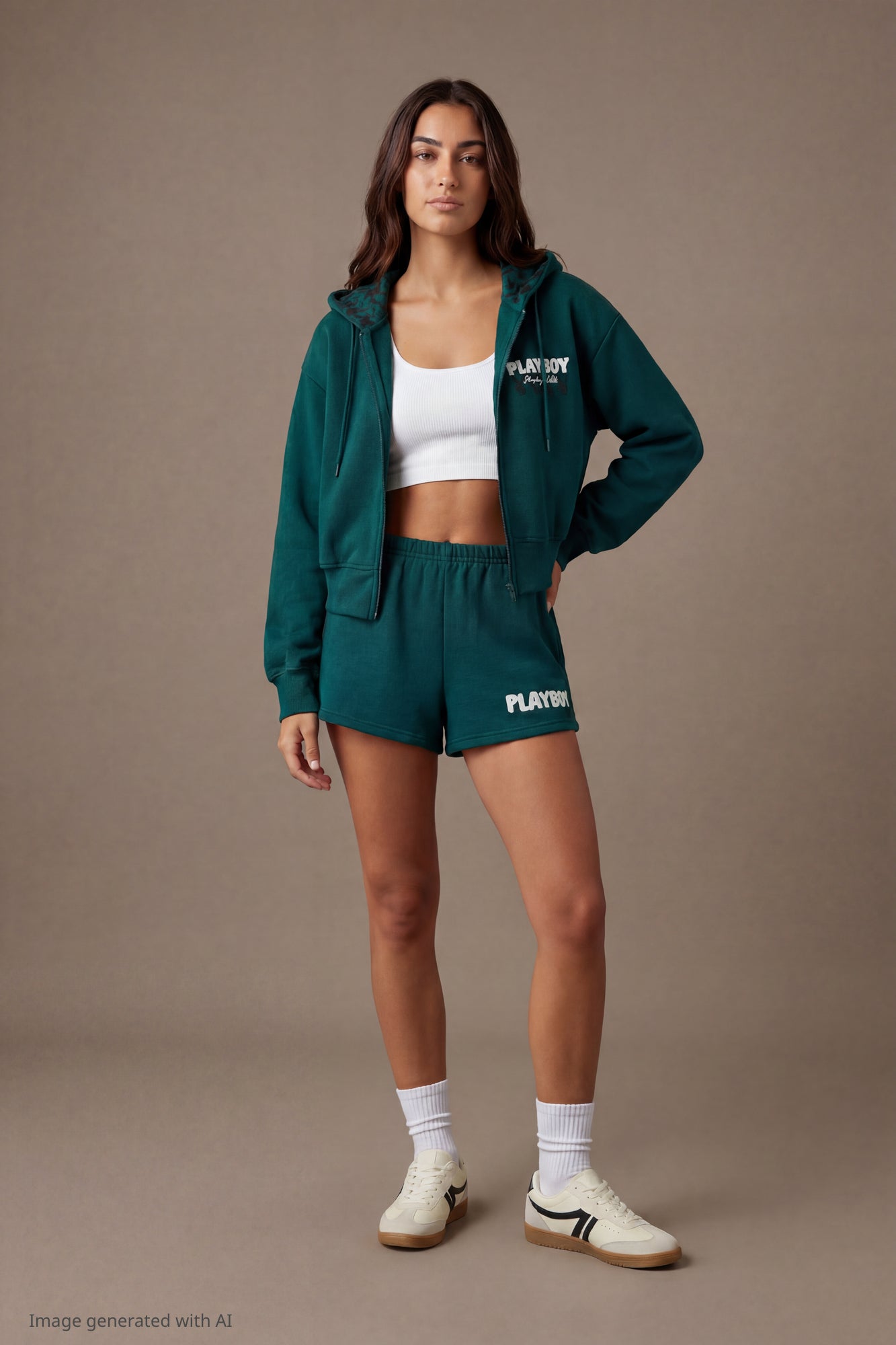 Playboy Fleece Graphic Zip Hoodie