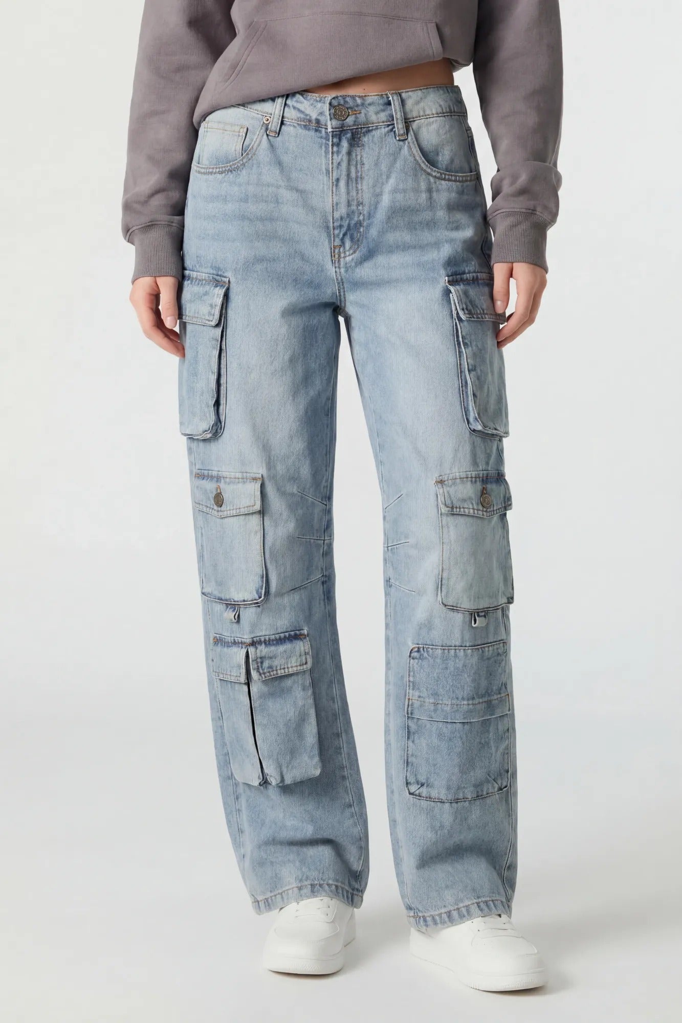 Multi Pocket Cargo Jean