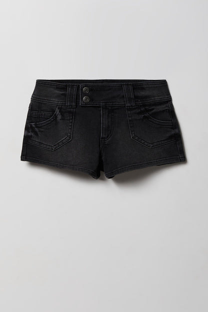 Low Rise Micro Denim Short