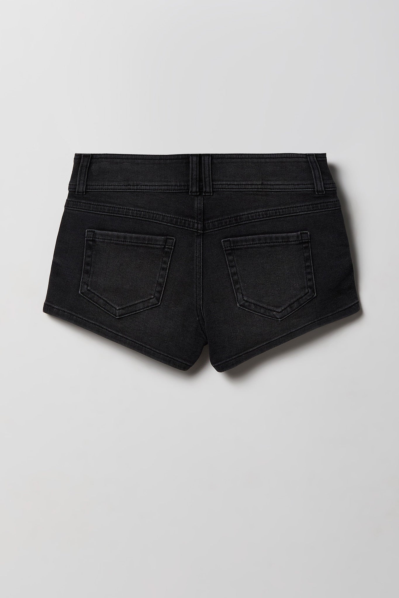 Low Rise Micro Denim Short