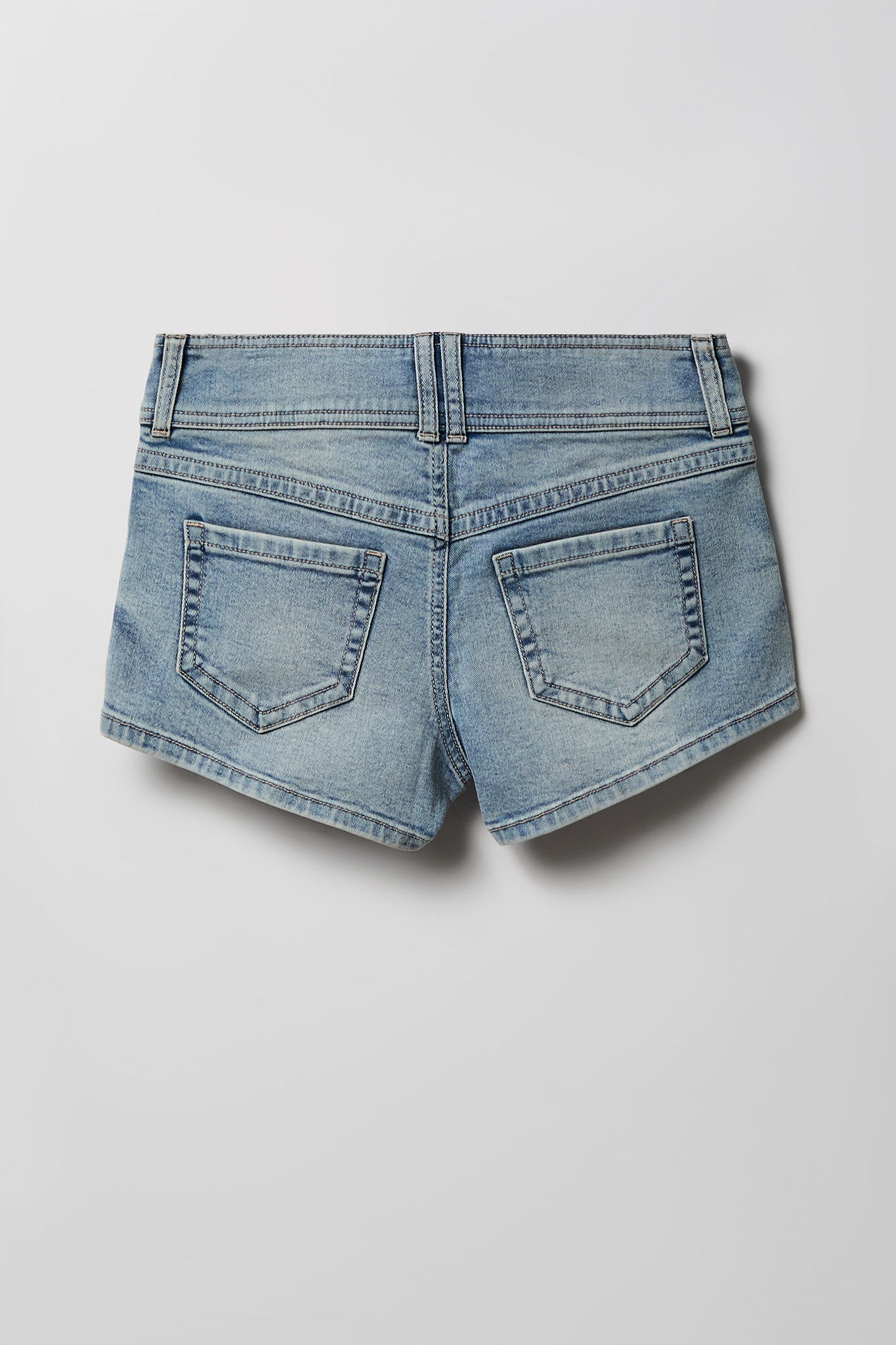 Low Rise Micro Denim Short
