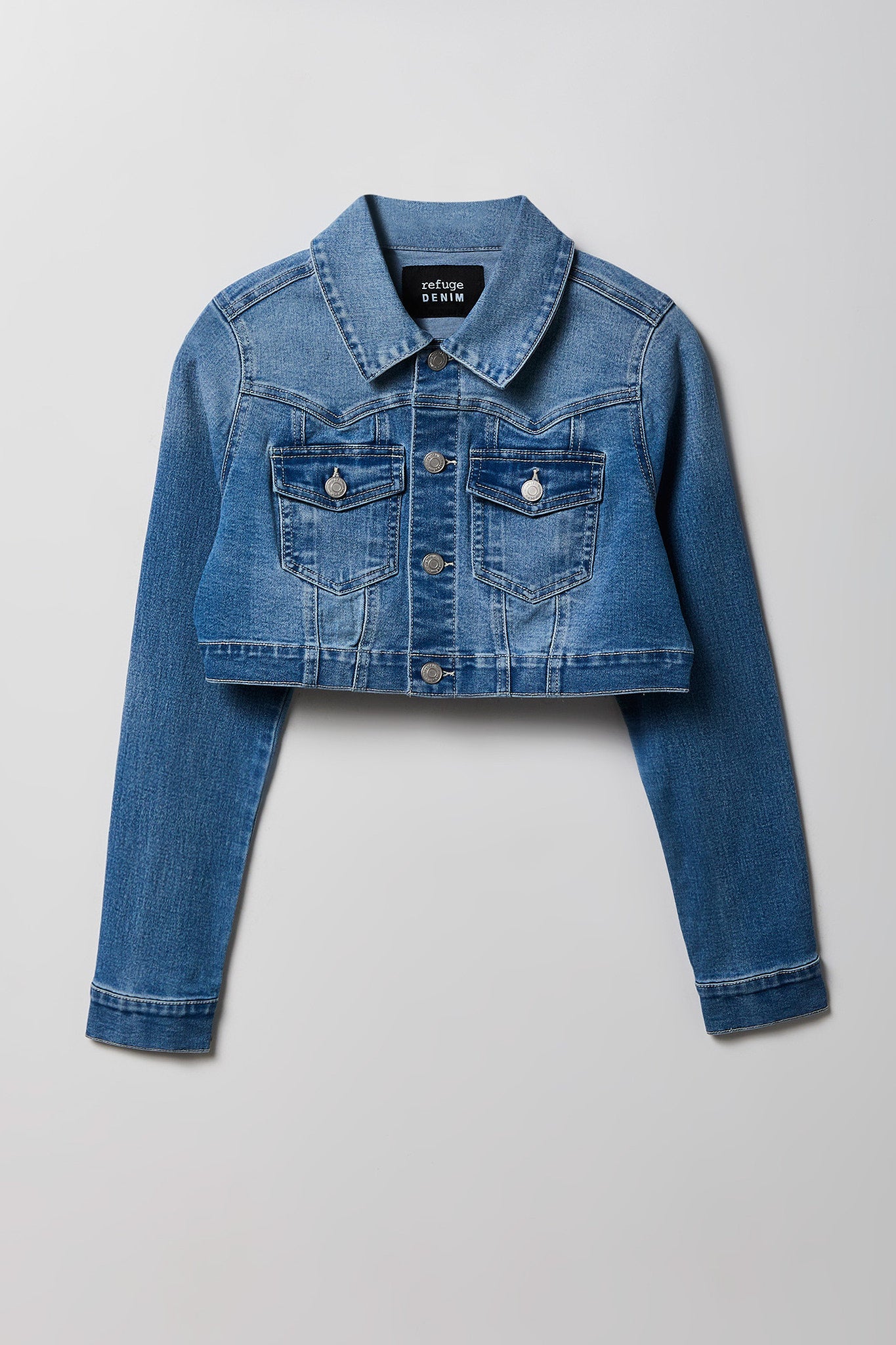 Classic Cropped Denim Jacket