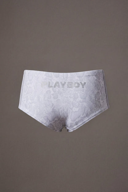 Playboy Rhinestone Cheeky Bikini Bottom