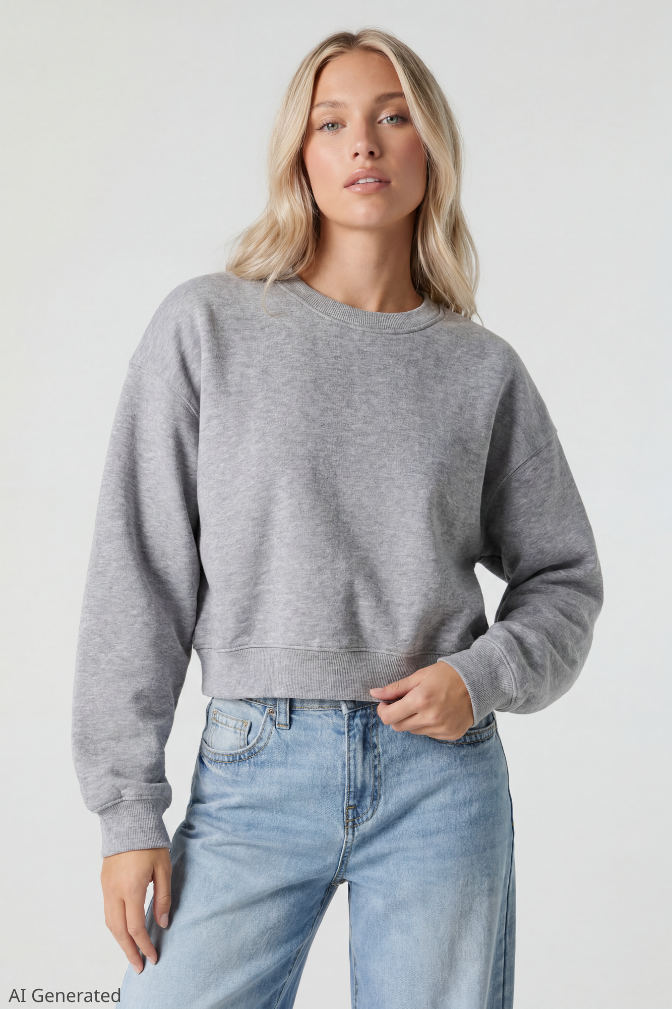 Fleece Boxy Sweatshirt