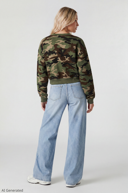Fleece Boxy Sweatshirt