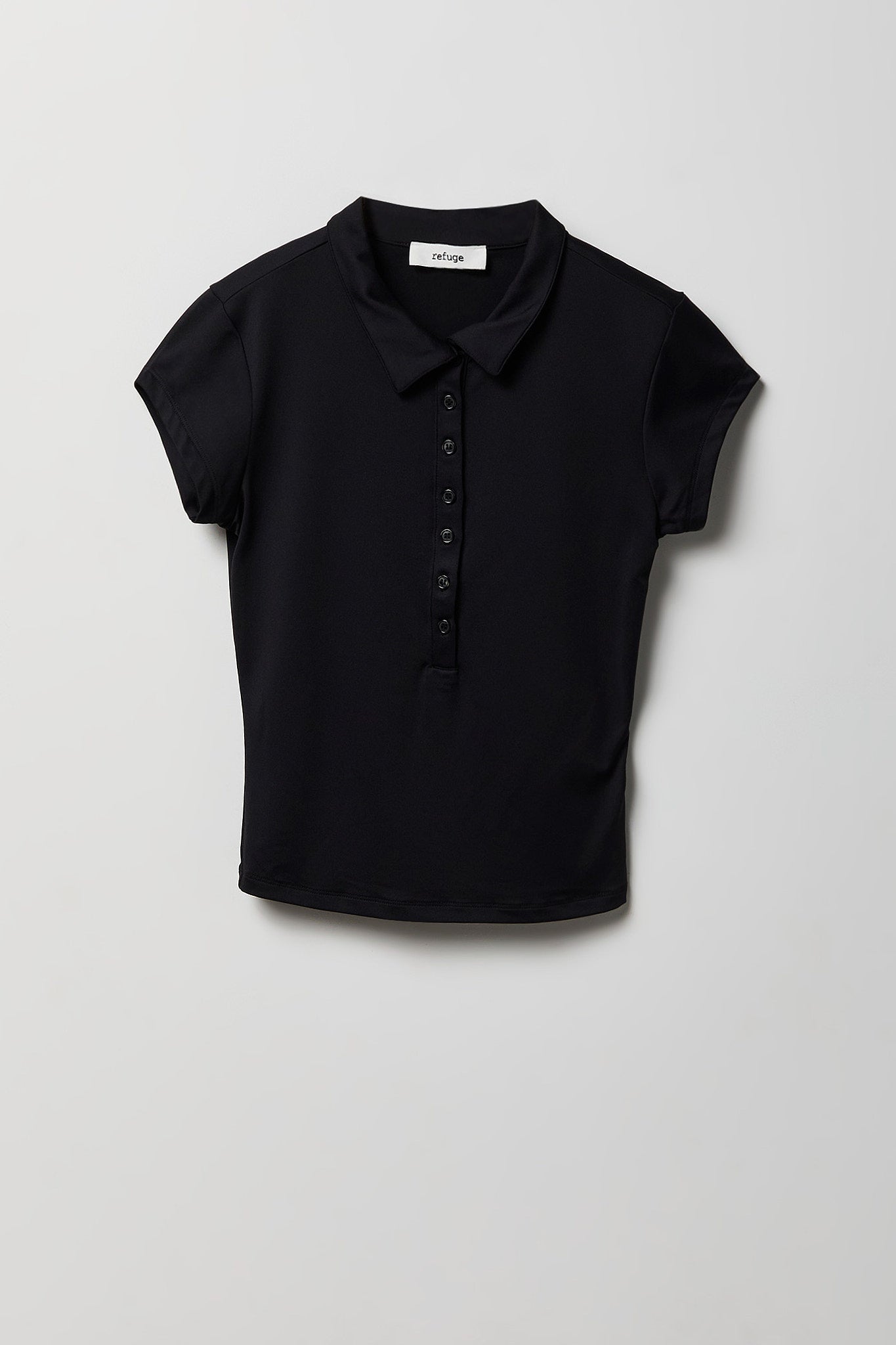 Contour Button-Up Polo