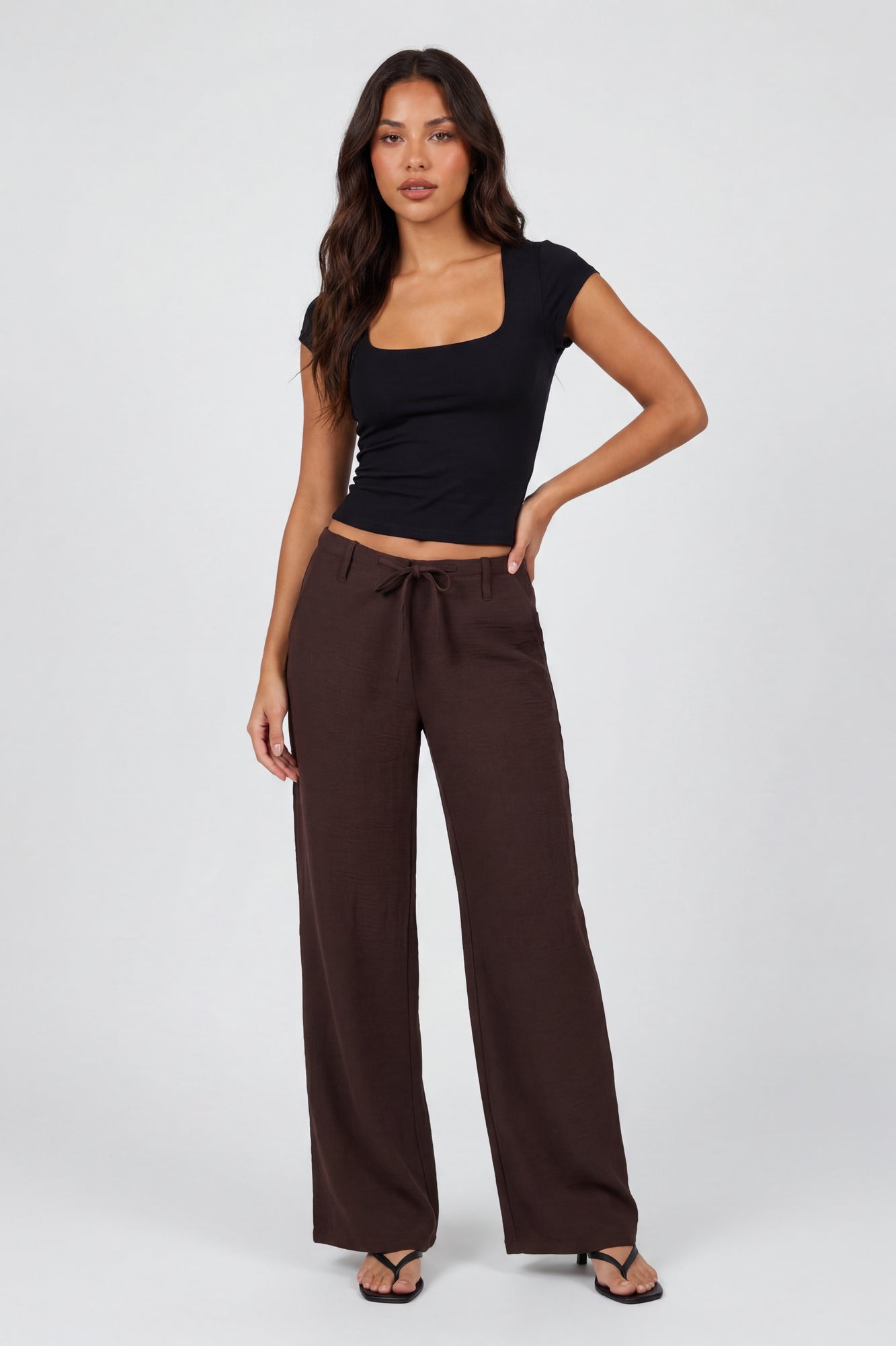 Luxe Heavy Contour Square Neck Top