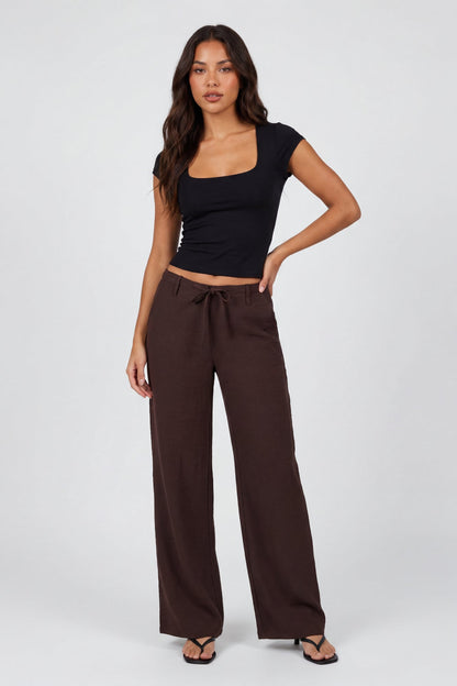 Luxe Heavy Contour Square Neck Top