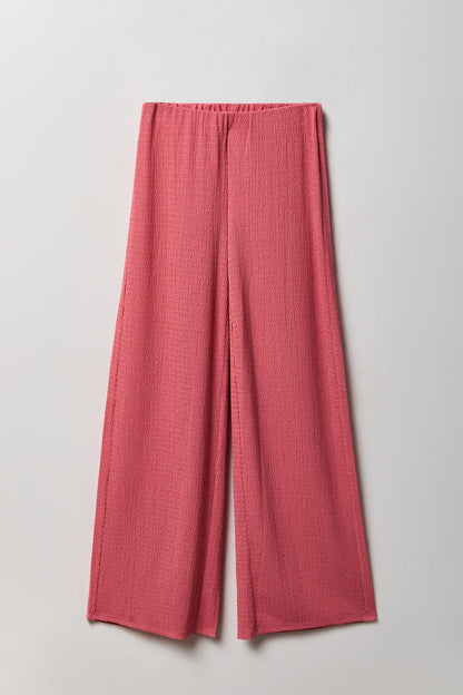Popcorn Wide Leg Pant