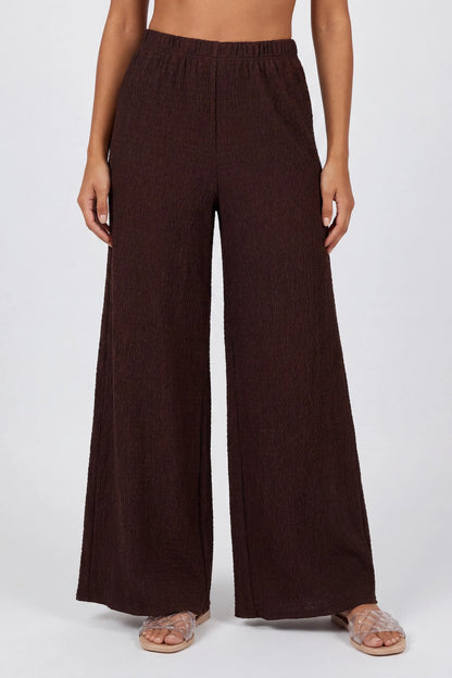 Popcorn Wide Leg Pant