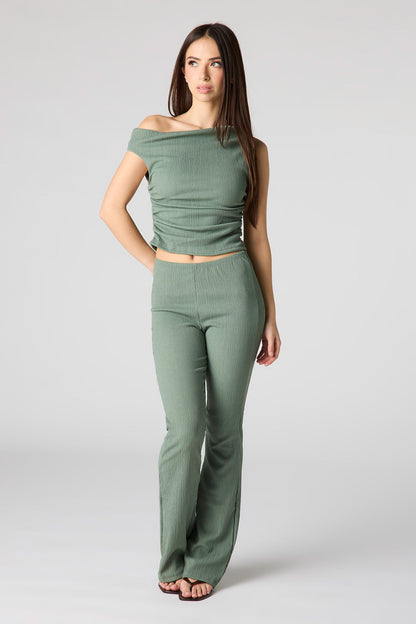 Textured Off Shoulder Top