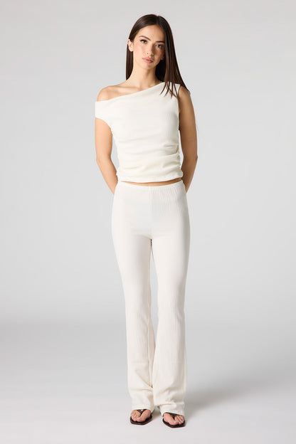 Textured Flare Pant