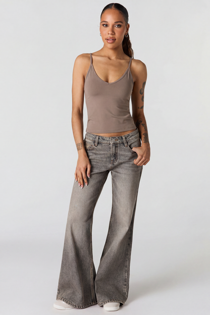 Luxe Heavy Contour V-Neck Cami