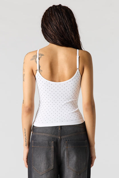 Braless Seamless Ribbed V-Neck Cami