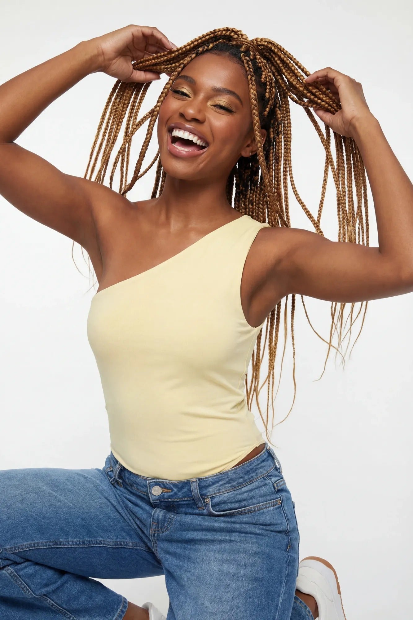 Soft Contour One Shoulder Bodysuit