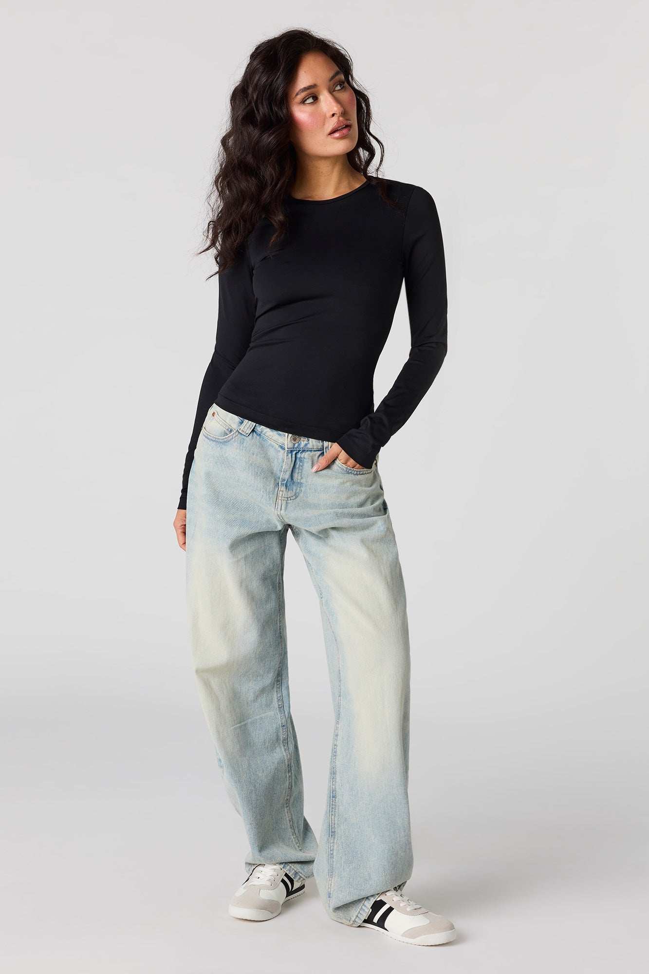Luxe Heavy Contour Long Sleeve Top