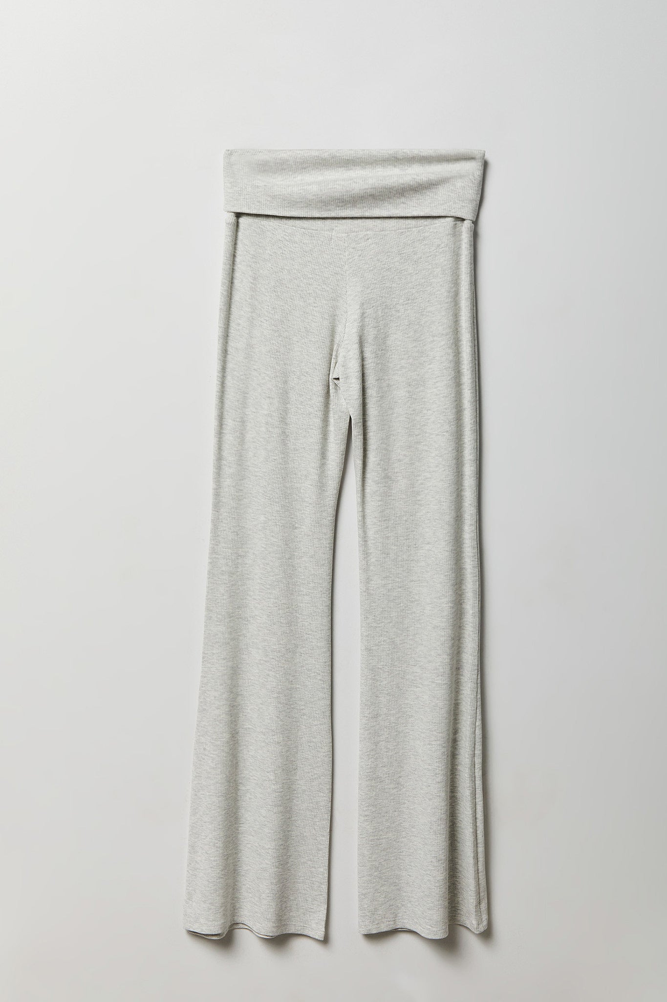 Soft Ribbed T-Shirt & Flare Pant Set