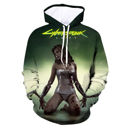 Cyberpunk 2077 Hoodie 3D Digital Color Printing Hoodie