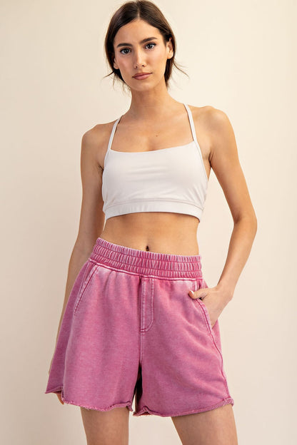 Berry Mineral Wash Terry Short