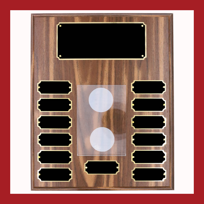 13-Plate Employee Of The Month Perpetual Plaque