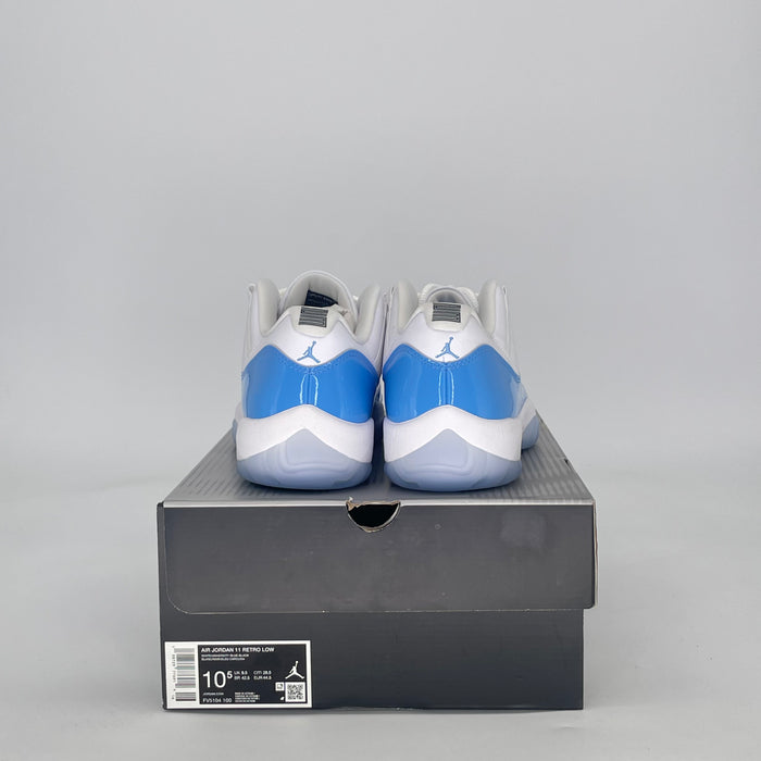 AIR JORDAN 11 LOW UNIVERSITY BLUE FV5104-100 SIZE 10.5/12W