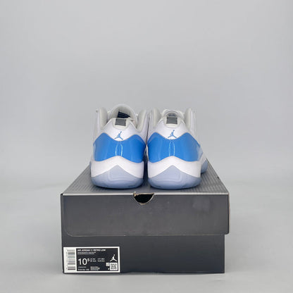 AIR JORDAN 11 LOW UNIVERSITY BLUE FV5104-100 SIZE 10.5/12W