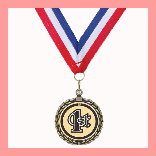2" Classic Sports & Activities Mylar Wreath Medals