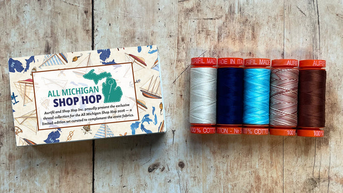 2026 All Michigan Shop Hop Exclusive 5 Pack Thread Collection