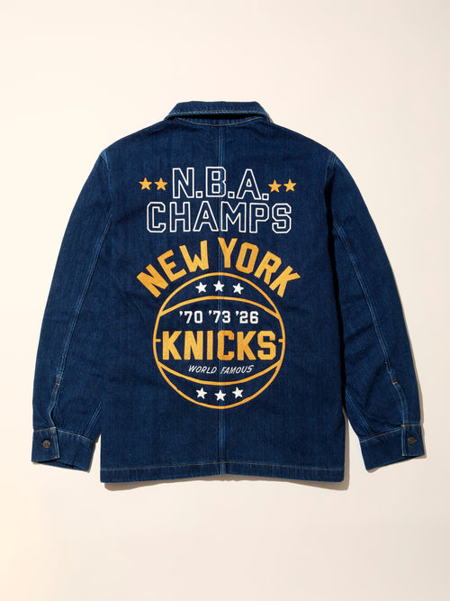 Limited Edition NY Knicks Championship Studio Jacket - Tidewater Wash
