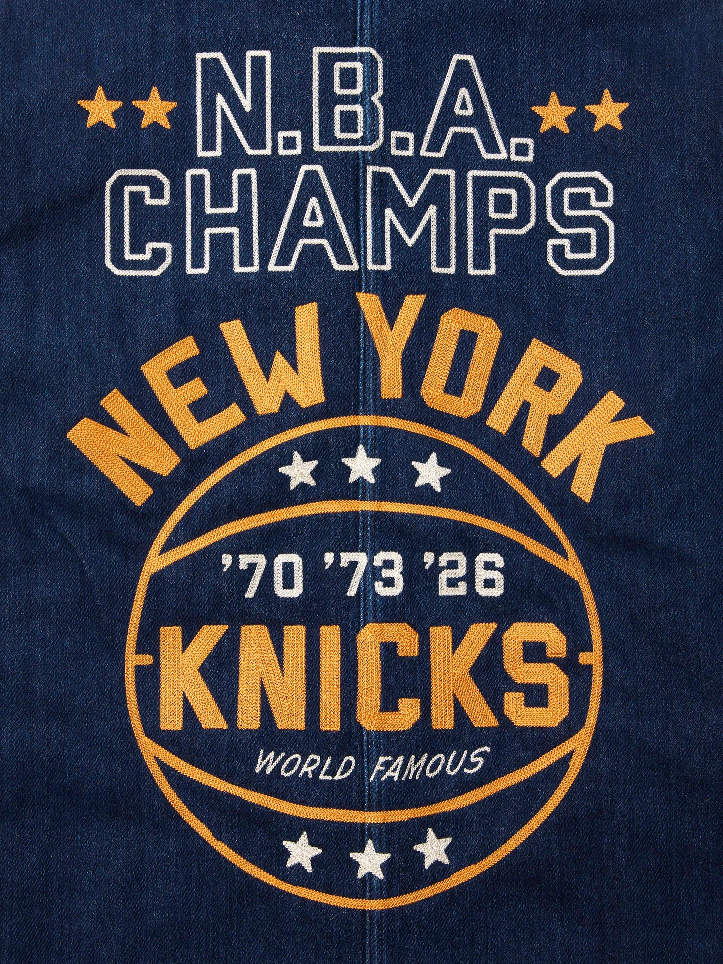 Limited Edition NY Knicks Championship Studio Jacket - Tidewater Wash