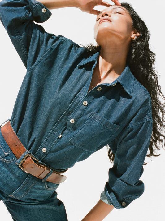Sunfair Denim Shirt - Dark Sea Wash