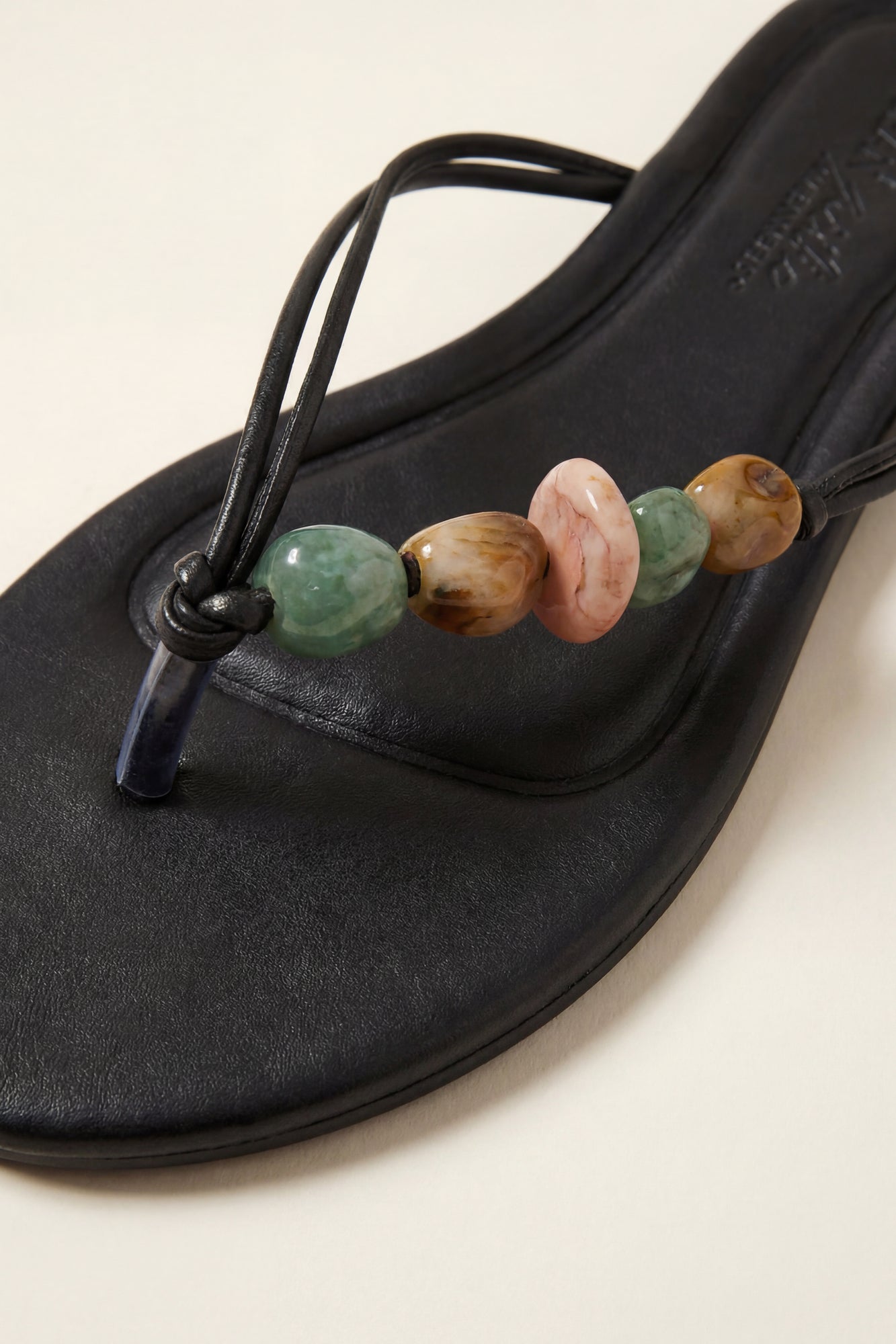 Beaded Thong Flip Flops
