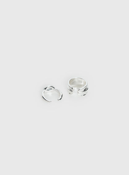 Sugar Talking Toe Ring Pack Silver