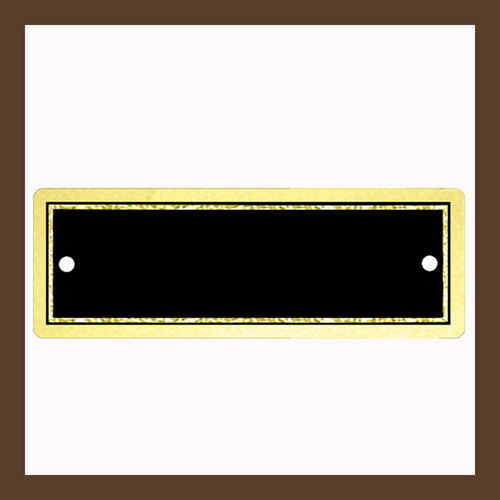 3" x 1" | Black & Gold Perpetual Plate-Copy