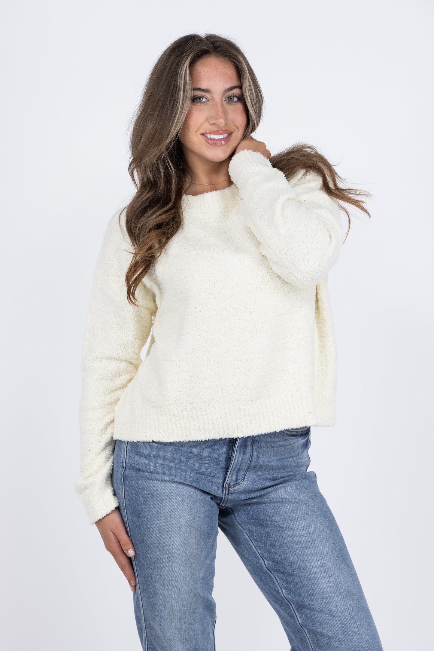 Fab Women's Ribbed Cuffs Sweater