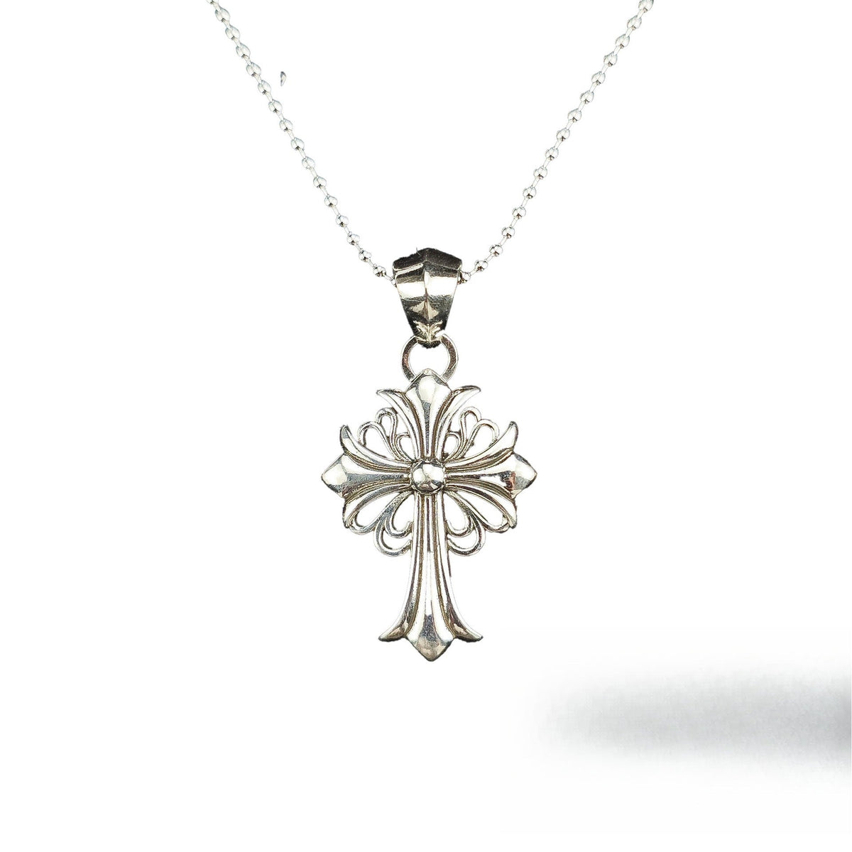 Chrome Hearts Necklace Cross Vintage Pendant Versatile for Men and Women