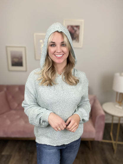 So Fine Women's Semi-Sheer Knit Lightweight Hoodie
