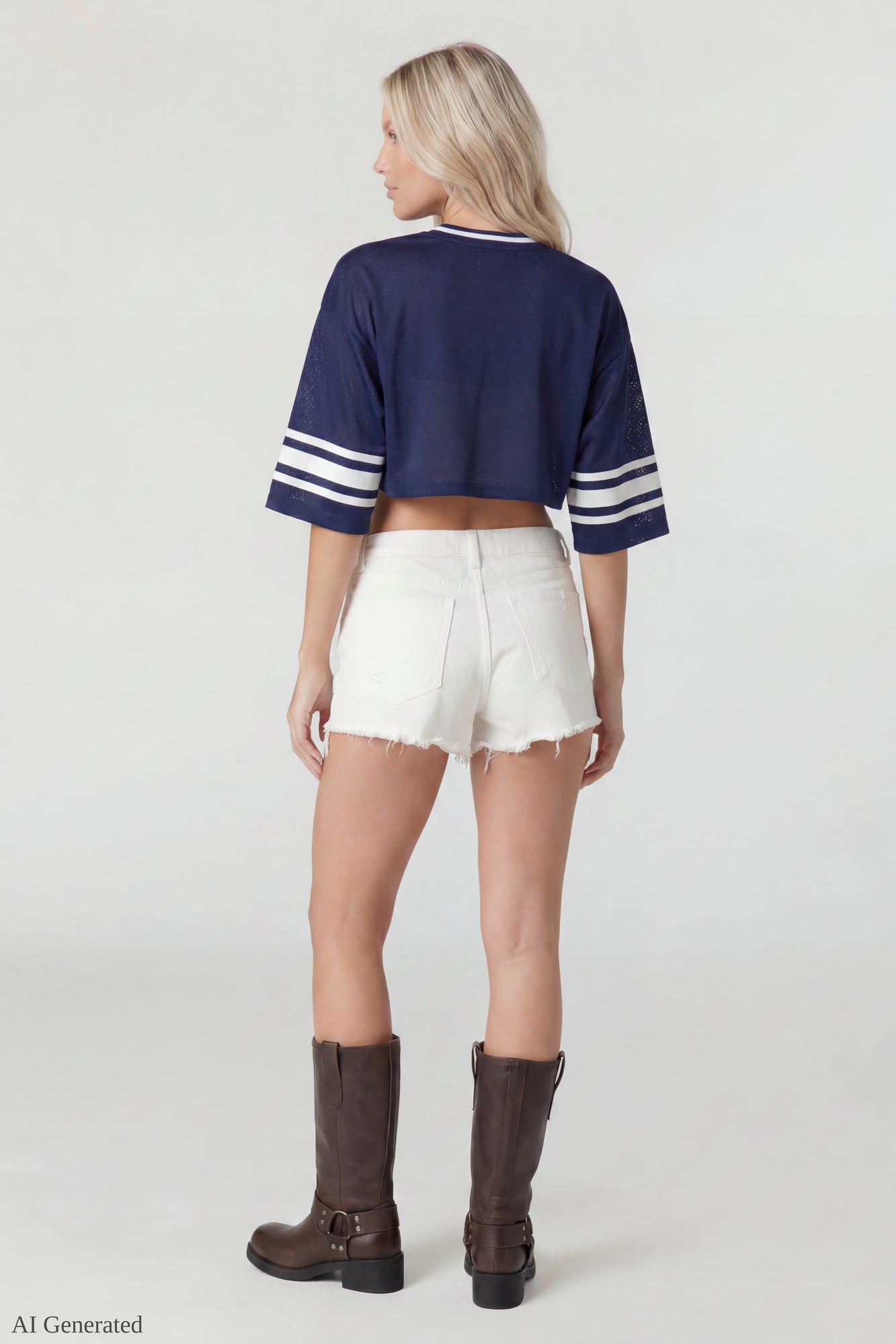 Mesh Cropped Jersey