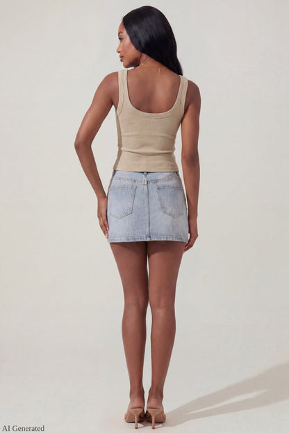 Teardrop Beaded Tank