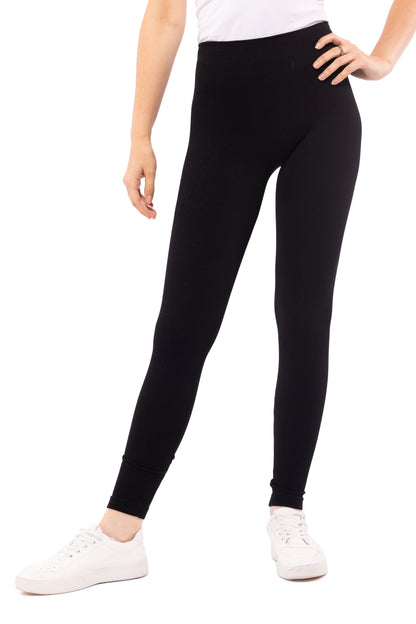Work For It Women's Ribbed Seamless Leggings