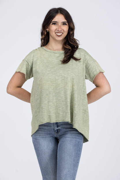 Wake Up With Determination Women's Casual Short Sleeve Top