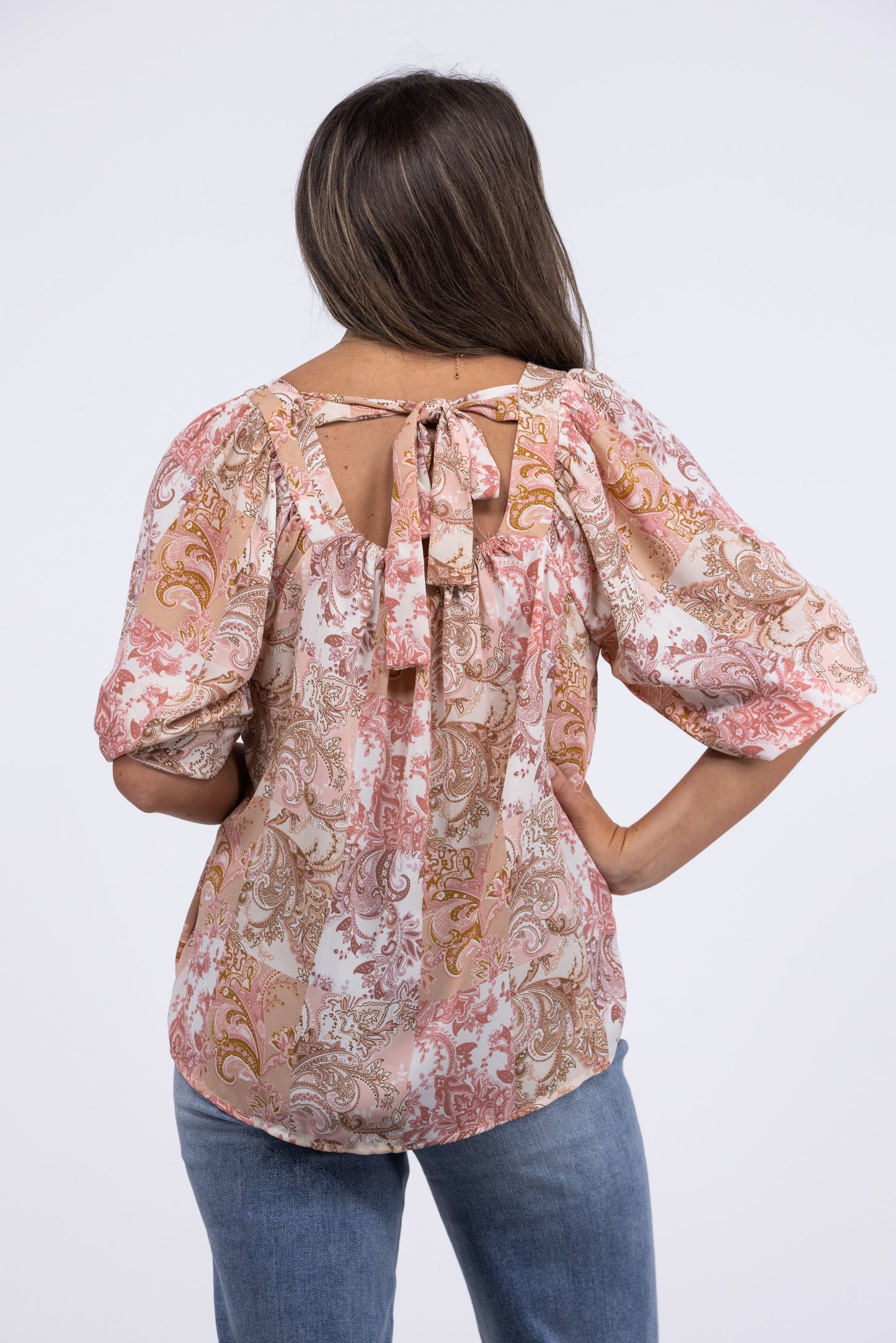 Meet and Eat Women's 3/4" Balloon Sleeve Top