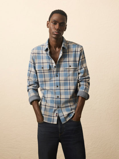 Legend™ Sweater Shirt - Overcast Ocean Plaid