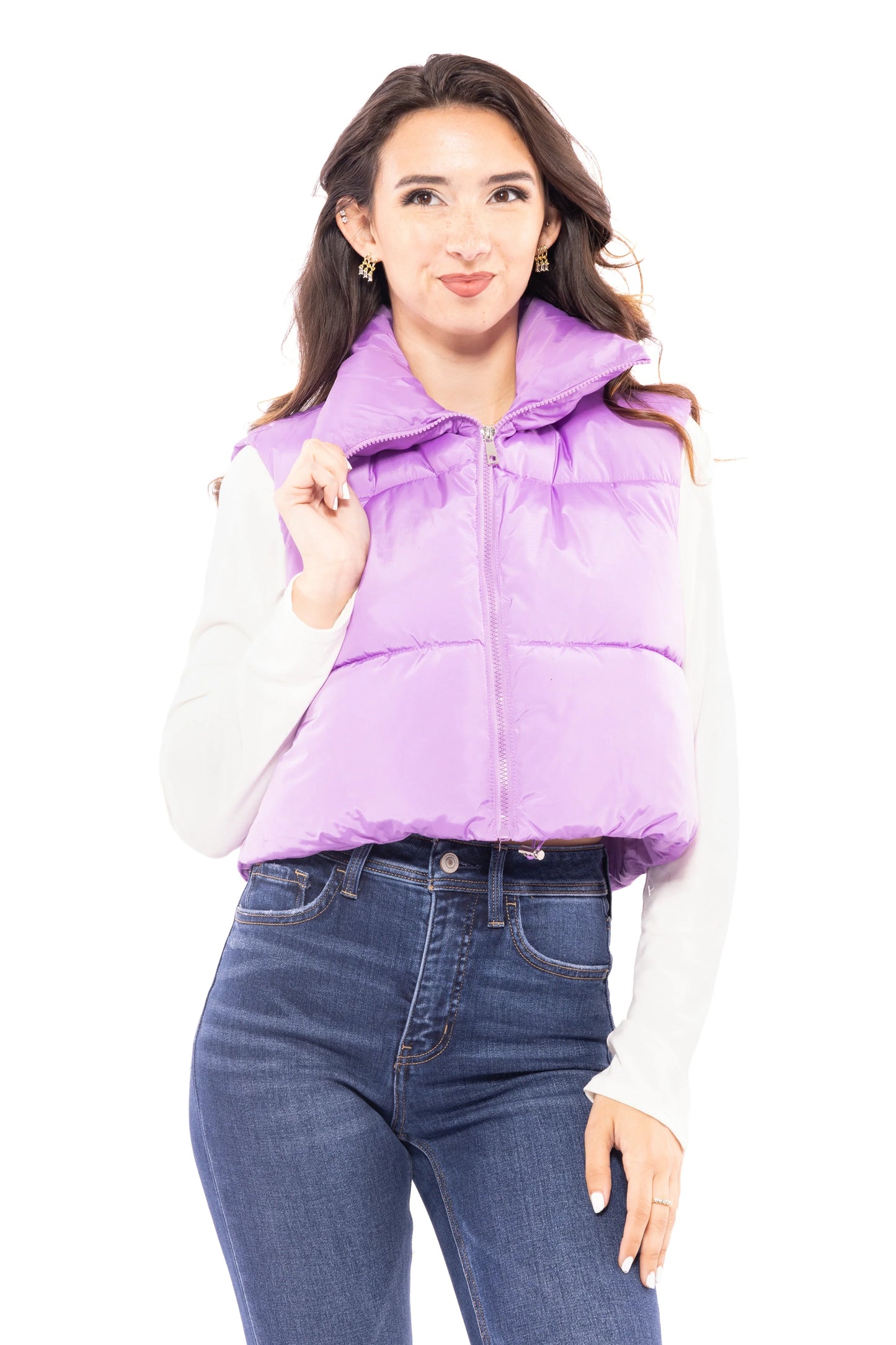 Instant Confidence Women's Cropped Puffer Vest