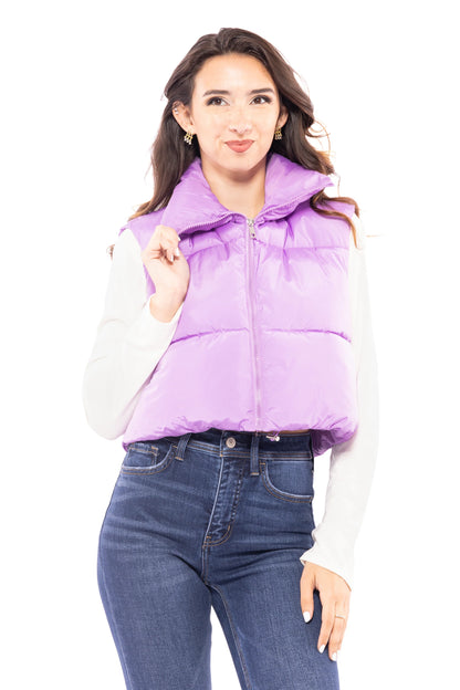 Instant Confidence Women's Cropped Puffer Vest