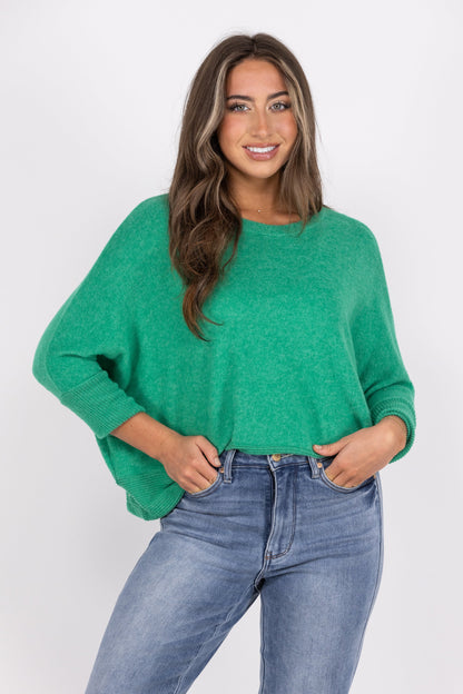 Texts To You Women's Everyday Dolman Sleeve Sweater
